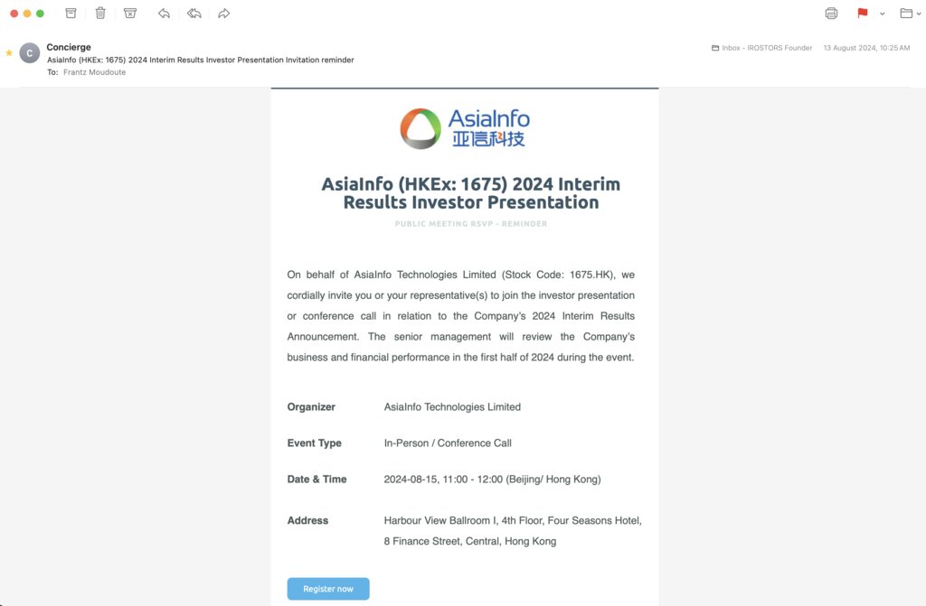 AsiaInfo 2024 Interim Results Investor Presentation thumbnail