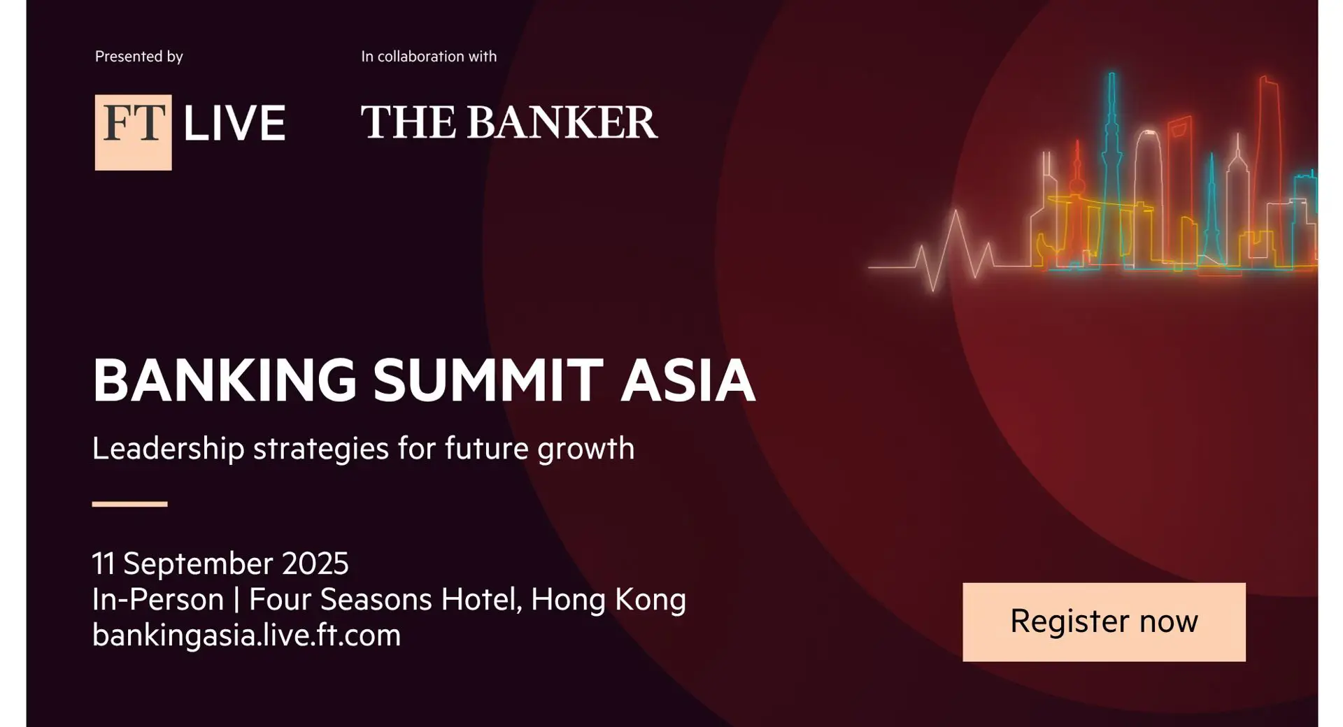 FT Banking Summit Asia Landing