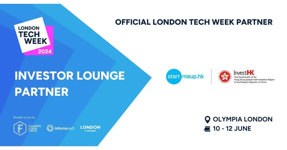 London Tech Week 2024 Investor Lounge Landing
