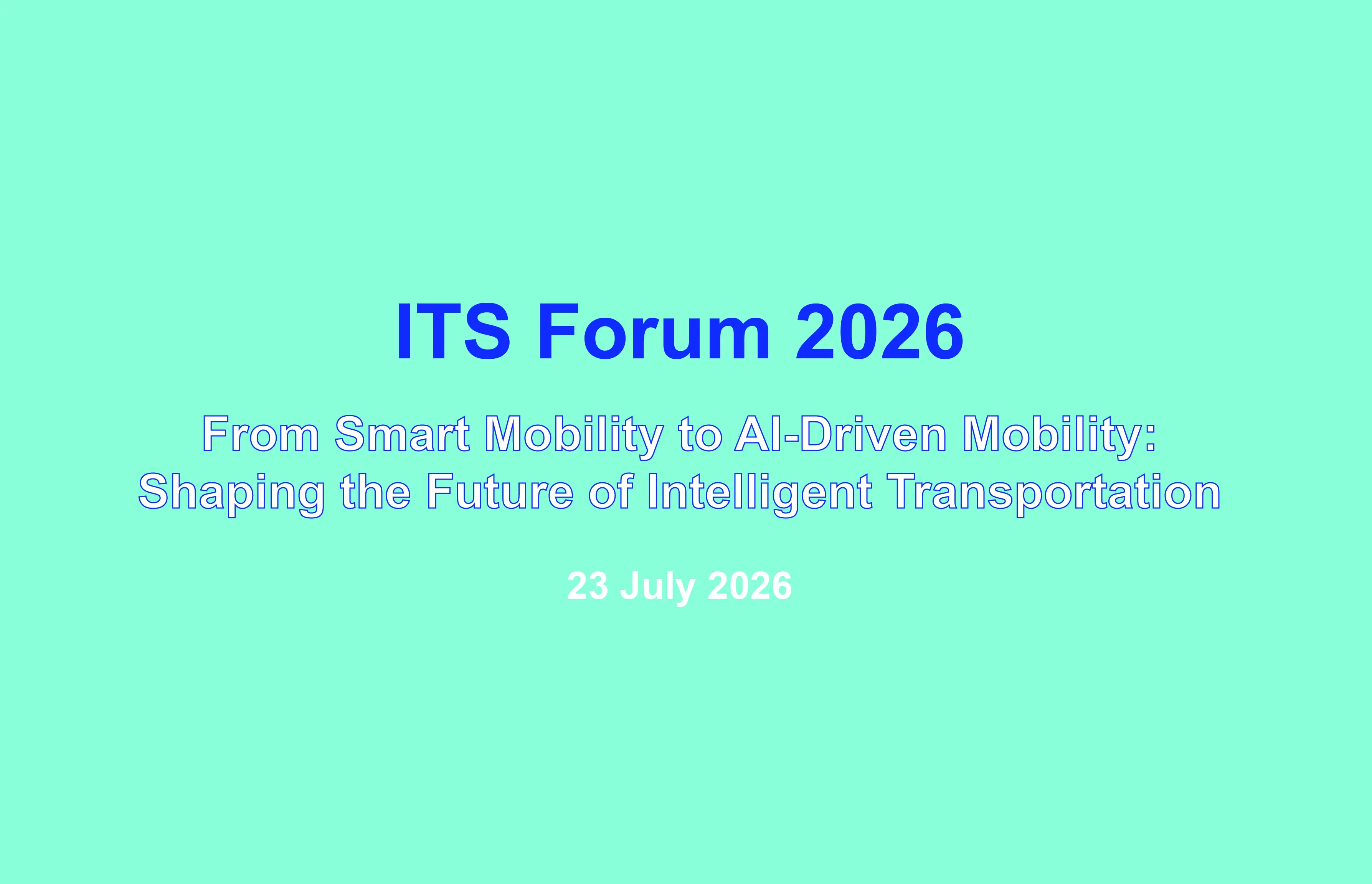 ITS Forum 2026 Event Banner