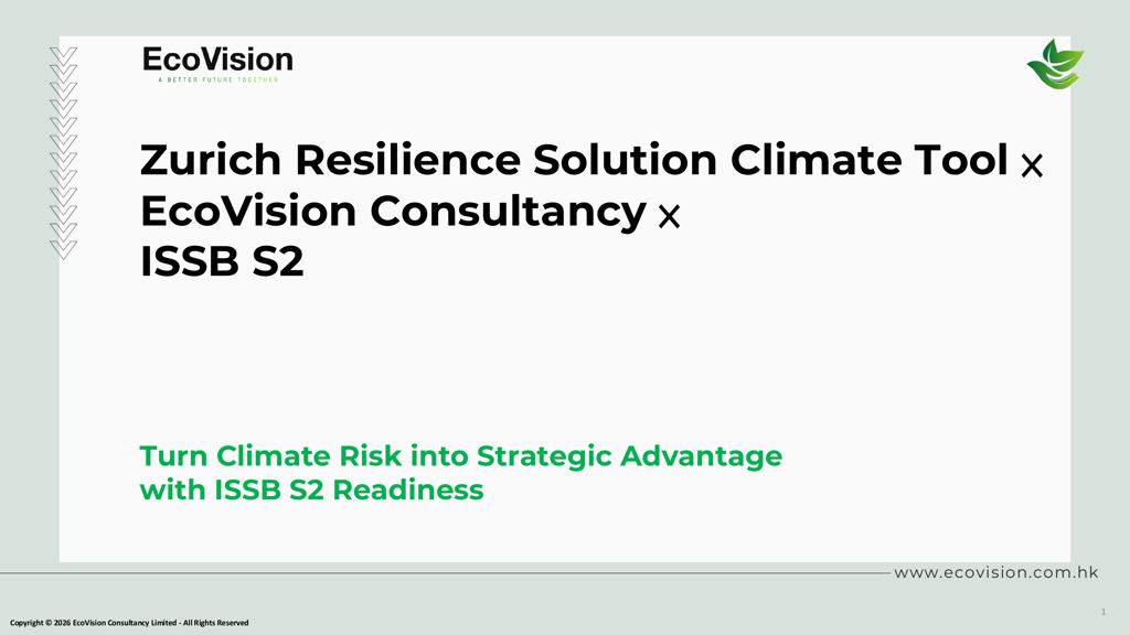 Zurich Resilience Solutions Climate Tool  x EcoVision  x ISSB S2 thumbnail
