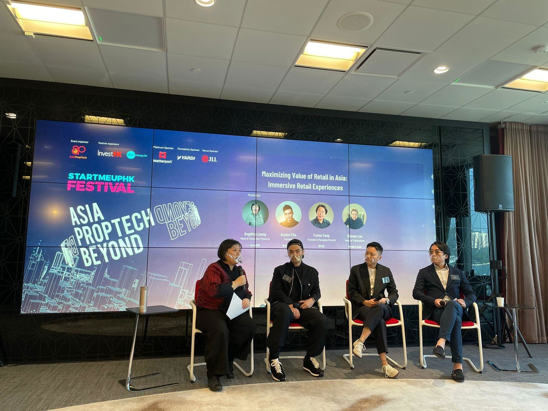 StartmeupHK Festival 2022 returned in a hybrid format this year, featuring 556 speakers and attracting over 20 000 participants from more than 100 countries and territories. Photo shows the Asia PropTech's Asia PropTech Beyond 2022.