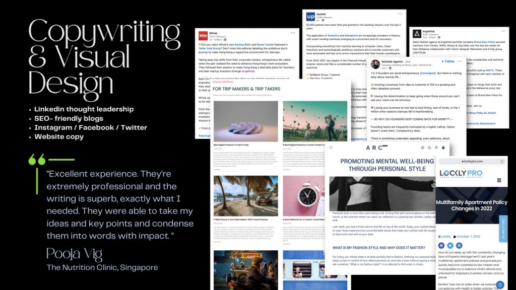 Copywriting & Visual Design thumbnail