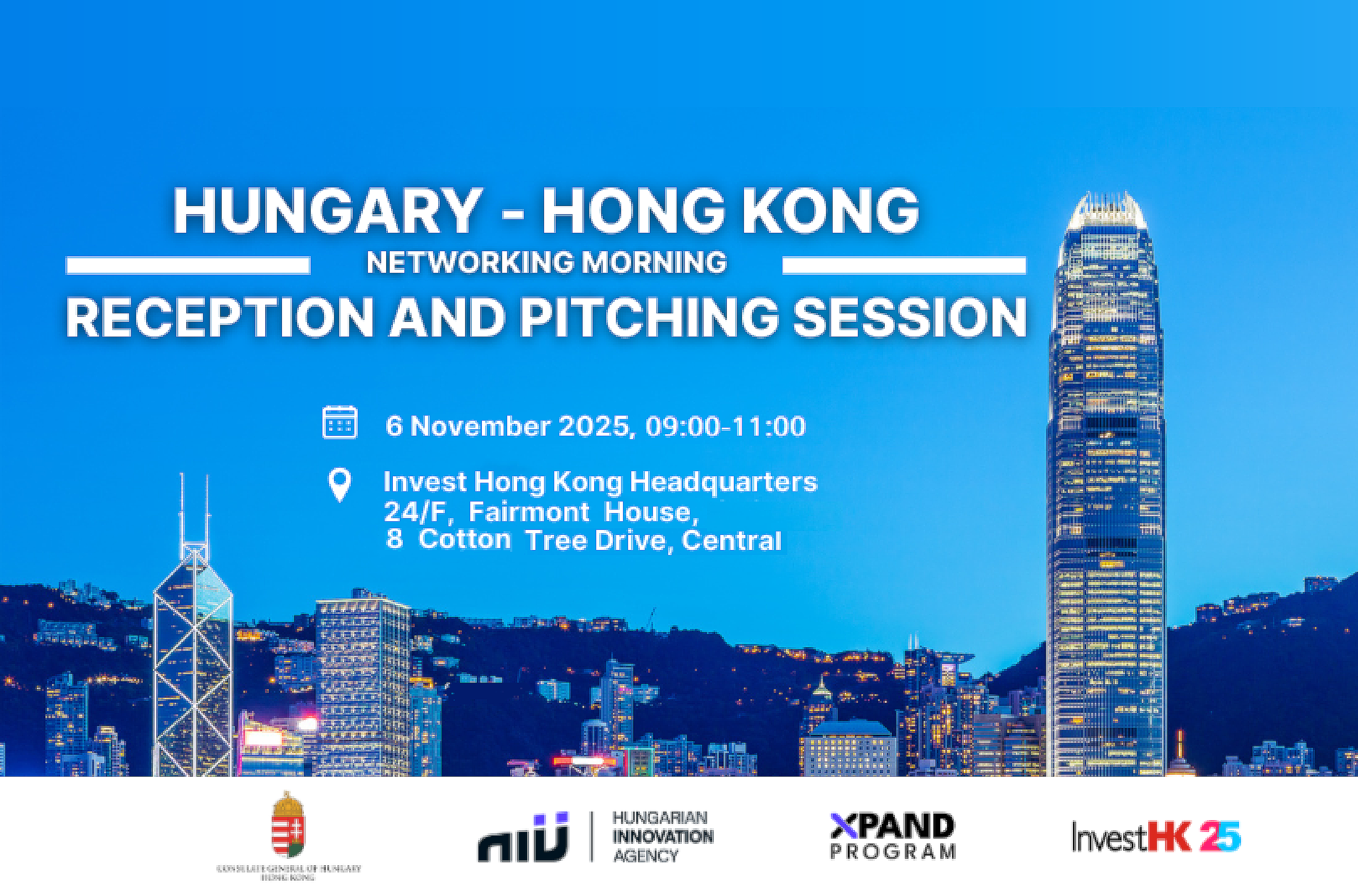 Hungarian Networking Morning Reception Banner